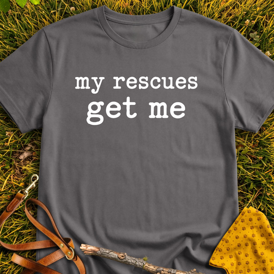 Understood T-shirt T-shirt in Charcoal - Furever Mode rescue dog tee