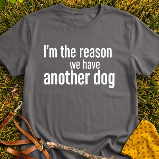 Another Dog T-shirt in Charcoal - Furever Mode rescue dog tee