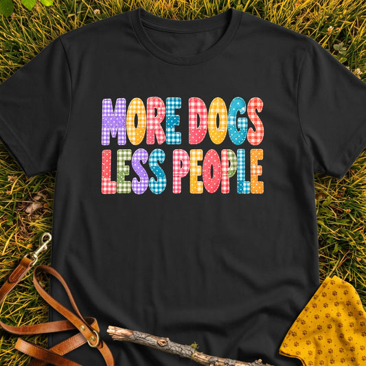 Dog People T-shirt in Black - Furever Mode rescue dog tee