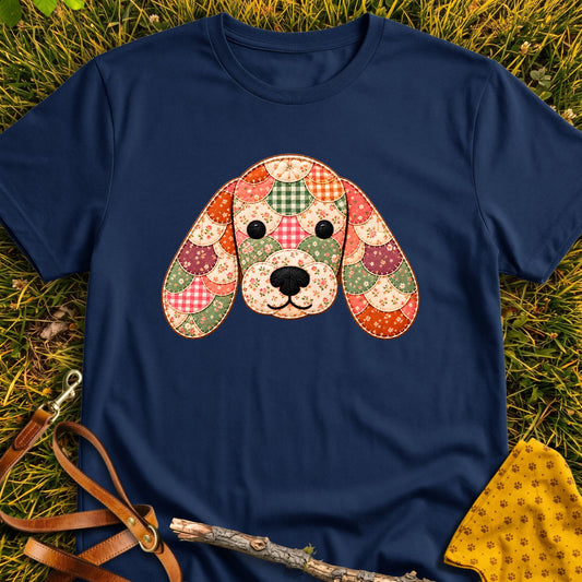 Floppy Face T-shirt in Navy - Furever Mode rescue dog tee