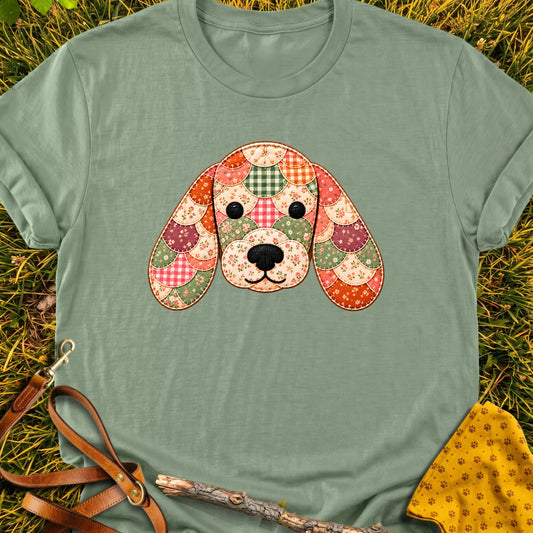 Floppy Face T-shirt in Sage - Furever Mode rescue dog tee