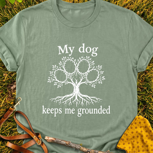 Rooted Love T-shirt in Sage - Furever Mode rescue dog tee